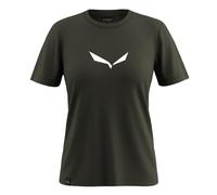 Salewa Solid Dry T-Shirt W, Dark Olive, M