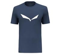 Salewa T-shirt Solidlogo Dri-release® Manches courtes Bleu M Homme