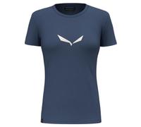 Salewa Solid Dry Femmes T-shirt fonctionnel 38 Bleu foncé