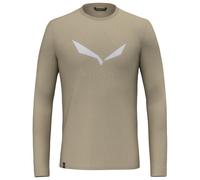 Salewa Solidlogo Dry´ton Long Sleeve T-shirt Beige 2XL Homme