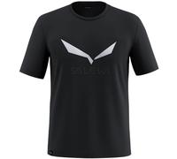 SALEWA Solidlogo Dry M T-shirt - Homme - Noir - taille 48/M- modèle 2026