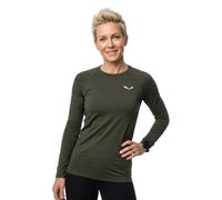 Salewa Sous-vêtement à Manches Longues Cristallo Warm Alpine Merino Responsive