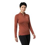 Salewa T-shirt à Manches Longues Avec Demi-zip Zebru Med Warm Amr