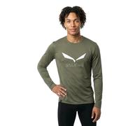 Salewa Solidlogo Dry M L/S Tee. T-Shirt Homme
