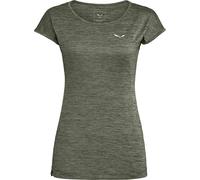 T-shirt Salewa Puez Melange Dry manches courtes vert chrome femme - 36