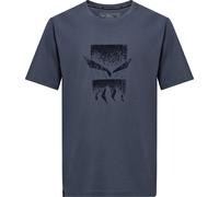 Salewa - T-shirt d'escalade en coton technique et léger - Eagle 3Cime T-Shirt M Java Blue pour Homme en Coton - Taille XL - Bleu Bleu XL