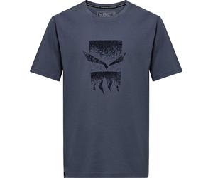 Salewa - T-shirt d'escalade en coton technique et léger - Eagle 3Cime T-Shirt M Java Blue pour Homme en Coton - Taille M - Bleu Bleu M