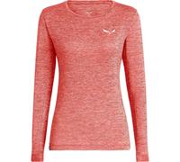 T-shirt Salewa Puez Melange Dry manches longues rose nuage femme - 40