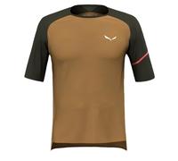 Salewa T-Shirt Vento Am pour Homme, Taille M, Petit Tee, Marron doré/5280, Taille L, Marron doré/5280, L