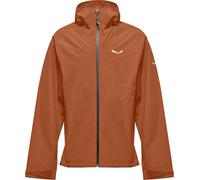 Salewa - Veste de randonnée imperméable et coupe-vent en POWERTEX 2.5L - Puez 2.5L Ptx Jacket M Bombay Brown pour Homme - Taille S - Marron Marron S