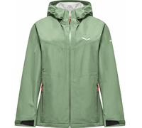 Salewa - Veste de randonnée imperméable et coupe-vent - Puez 2.5L Ptx Jacket W Pastel Green pour Femme - Taille S - Vert Vert S