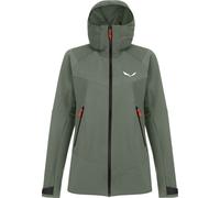 Salewa - Veste de ski de randonnée - Sella DST W Jacket Shadow pour Femme en Softshell - Taille M - Vert Vert M