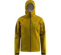 Salewa - Veste légère et imperméable - Puez 2.5L PTX Jacket M Olive Oil pour Homme - Taille S - Jaune Jaune S