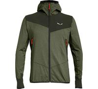 Salewa - Veste polaire stretch - Agner Hybrid PL DST M FZ Hoody Dark Olive Melange pour Homme - Taille L - Kaki Kaki L