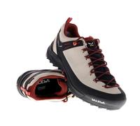Salewa - Chaussures d'approche techniques en GORE-TEX - Wildfire Leather GTX W Oatmeal/Black pour Femme - Taille 6,5 UK - Beige Beige 6.5 UK