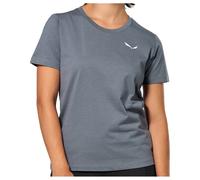 Salewa - T-shirt urbain respirant en coton - Eagle Loose T-Shirt W Java Blue pour Femme en Coton - Taille XS - Bleu Bleu XS