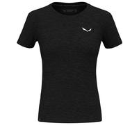 Salewa - Women's Eagle Minilogo Alpine Merino T-Shirt - Haut en mérinos - 34 - black out