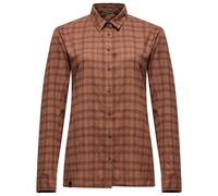 Salewa - Women's Fanes Flannel 5PL L/S Shirt - Chemise - 36 - earth brown / chocolat