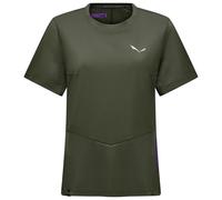 Salewa - Women's Pedroc Dry Hyb T-Shirt - T-shirt technique - 42 - dark olive