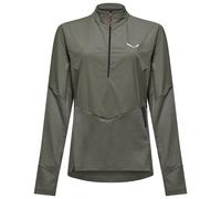 Salewa - Women's Pedroc Dry Wind HZ Tee - Haut à manches longues - 40 - faded green