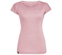 SALEWA Femme Puez Melange Dry W S/S Tee T-Shirt, Zephyr Melange, 42 EU