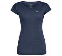 Salewa - Women's Puez Melange Dry S/S Tee - T-shirt - 44 - navy blazer melange