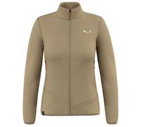 Salewa Puez Rocca Polarlite Full Zip Fleece Beige L Femme