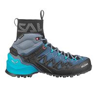 Salewa WS Mountain Trainer Mid Gore-TEX Bottes de trekking et de randonnée pour femme, Bleu noir 959, 37 EU