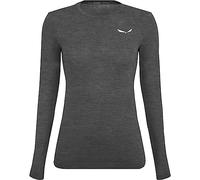 Salewa Zebru Fresh AMR W L/S Tee. T-Shirt, Noir Complet, 42 Femme
