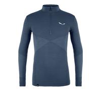 Salewa Zebru Med Warm Amr 1/2 Zip Tee Homme - Base-layers outdoor hommes L