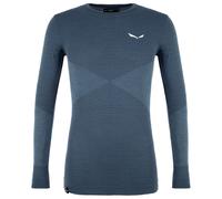 Salewa Zebru Med Warm Amr Long Sleeve Tee Homme Bleu - Maillots manches longues outdoor hommes M