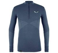 Salewa Zebru Med Warm AMR M 1/2z Tee, T-Shirt Mixte