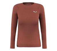Salewa Zebru Medium Warm AMR Tee W, Etruscan Red, XXS