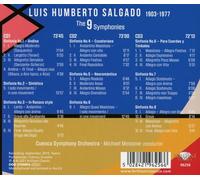 SALGADO:THE 9 SINFONIEN - CUENCA SYMPHONY ORCHESTRA/MEISSNER,MICHAEL 3 CD NEUF