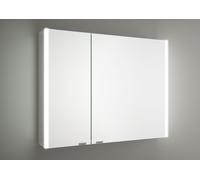 Salgar armoire de toilette ALLIANCE 800 2 portes miroir double incl. interrupteur et prise de courant et avec lumière LED latérale(22W) 830 x 650 x 150 mm