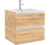 Salgar Armoire suspendue SPIRIT 600 2 coulisses métalliques CHÊNE AFRIQUE 598 x 540 x 450 mm