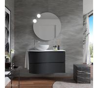 Salgar MAM Armoire 900 droite Black Velvet Meuble de salle de bains