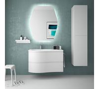 Salgar MAM Armoire 900 droite White Coton Meuble de salle de bains
