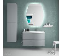 Salgar MAM Armoire 900 gauche Blue Fog Meuble de salle de bains