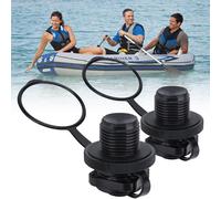 SALGIA Valve Bateau Pneumatique, 2pcs Bouchon Bateau Gonflable, Valve Spirale, Bouchon Soupape, Convient aux Kayaks, Bateaux Gonflables, Matelas Pneumatiques, Jacuzzis, Radeaux, Bateaux de Piscine