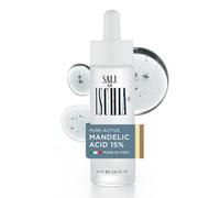 Sali di Ischia - Sérum acide mandélique pur 15 % visage (30 ml) avec sels thermiques - exfoliant, améliore les rides, réduit les taches sombres et les cicatrices, offre des avantages dans le