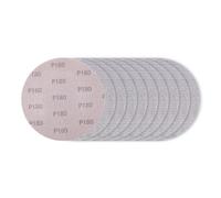 SALI Grille abrasive Ø 225mm 10 pièces Disques abrasifs grain 180 Disques auto-agrippants Feuilles abrasives Papier abrasif pour ponceuse de cloisons sèches Ponceuse girafe Ponceuse murale Ponceuse