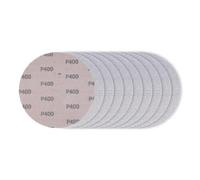 SALI Grille abrasive Ø 225mm 10 pièces Disques abrasifs grain 400 Disques auto-agrippants Feuilles abrasives Papier abrasif pour ponceuse de cloisons sèches Ponceuse girafe Ponceuse murale Ponceuse