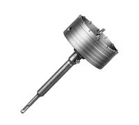 SALI Kit de scie-cloche pour béton en acier tungstène avec tige de connexion SDS Plus de 220 mm, forets de positionnement central de 110 mm pour parpaing, brique, mur Adobe