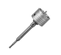 SALI Kit de scie-cloche pour béton en acier tungstène avec tige de connexion SDS Plus de 220 mm, forets de positionnement central de 110 mm pour parpaing, brique, mur Adobe 85 mm