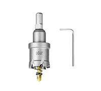 SALI Kit de scie-cloche TCT avec pointe en carbure de tungstène avec foret pilote plaqué titane pour métal, acier inoxydable, fer, bois, plastique 30 mm