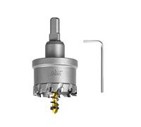 SALI Kit de scie-cloche TCT avec pointe en carbure de tungstène avec foret pilote plaqué titane pour métal, acier inoxydable, fer, bois, plastique 45 mm