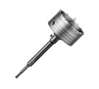 SALI Kits de scie cloche en béton 4-1/2" (115 mm) avec foret de coupe murale en acier au tungstène, ensembles de mèches de perçage avec tige SDS Plus de 220 mm et tige de connexion, mèches de perçage