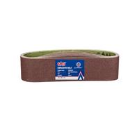 SALI Lot de 10 bandes abrasives 100 x 915 mm - Grain 80 - Pour ponceuse à bande, ponceuse pour bois, métal, meulage, affûtage et dérouillage