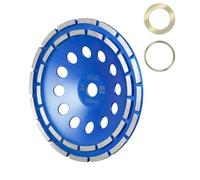 SALI Meule Diamantée de Qualité Supérieure 230 x 22,2 mm Double Rangée Disque Abrasif Diamanté Meule Boisseaux Universel Pour Béton, Pierre Naturelle, Colle à Carrelage et Granit